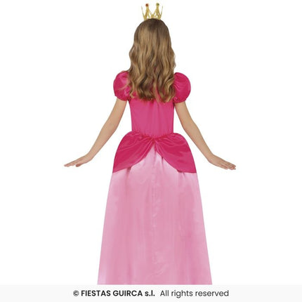 Feestbazaar Prinsessenjurk Peach Kind Roze