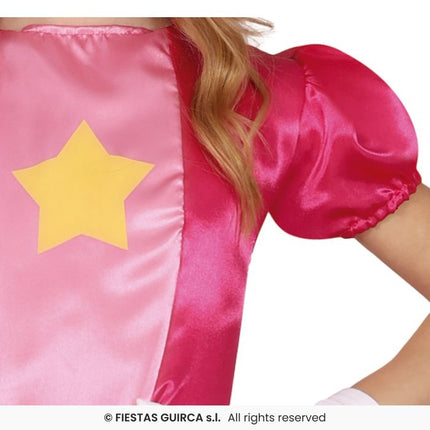 Feestbazaar Prinsessenjurk Peach Kind Roze