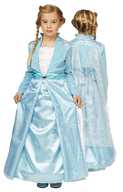 Feestbazaar Prinsessenjurk Sophie Blauw Premium