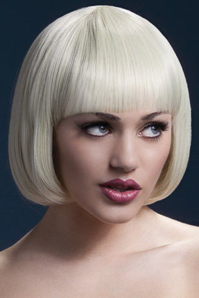 Feestbazaar Professionele pruik blond kort Mia