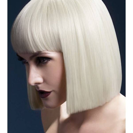 Feestbazaar Professionele pruik kort blond Lola