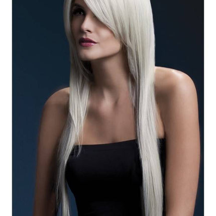 Feestbazaar Professionele pruik lang blond Amber