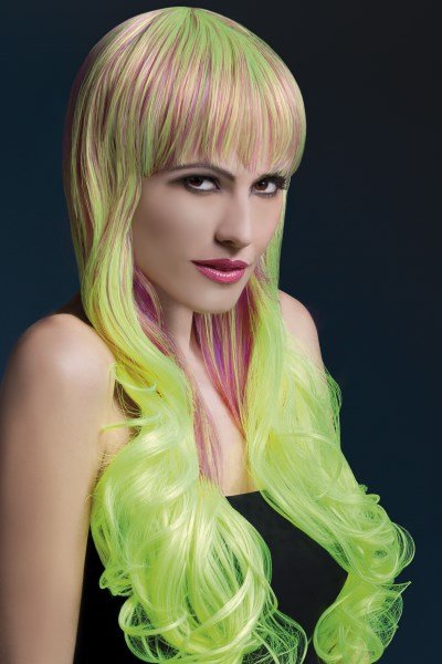 Feestbazaar Professionele pruik lang haar Emily