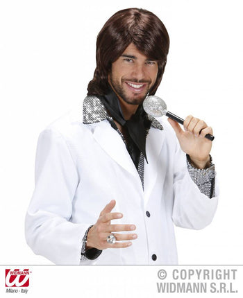 Feestbazaar Pruik 70's popster Benny