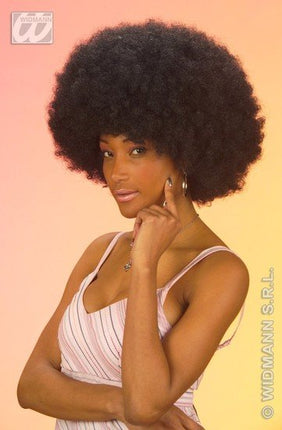 Feestbazaar Pruik Afro Jason extra krul Elite