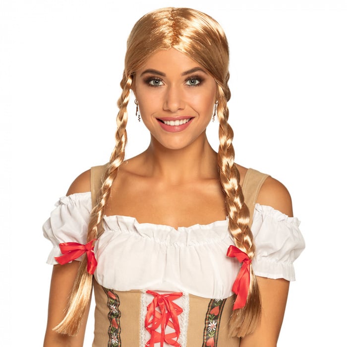 Feestbazaar Pruik Apres Ski blond