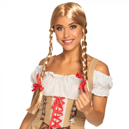Feestbazaar Pruik Apres Ski blond