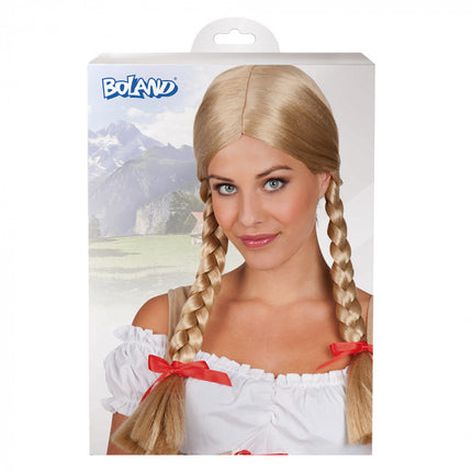 Feestbazaar Pruik Apres Ski blond