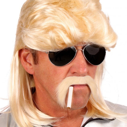 Feestbazaar Pruik Aso Jeffrey blond