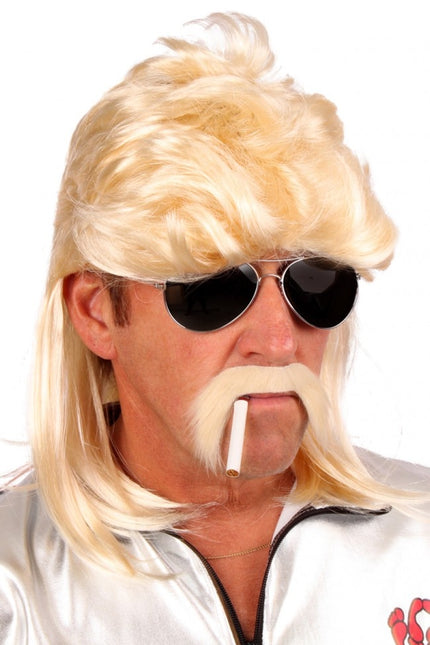 Feestbazaar Pruik Aso Jeffrey blond