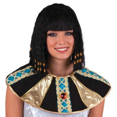 Feestbazaar Pruik Cleopatra met vlechtjes