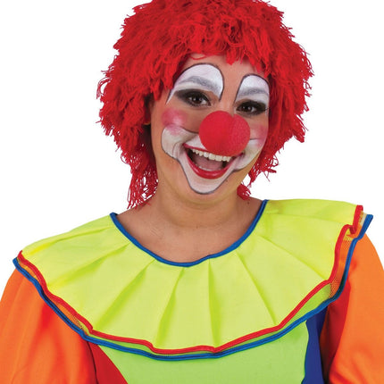 Feestbazaar Pruik Clown Rood