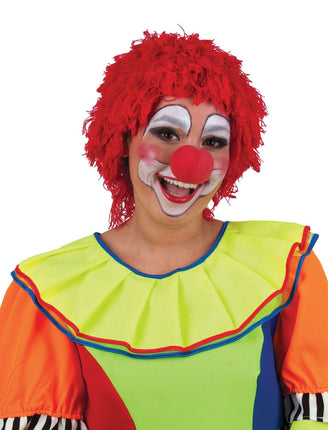 Feestbazaar Pruik Clown Rood