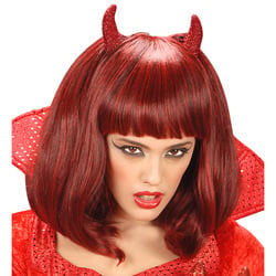 Feestbazaar Pruik Devilicous