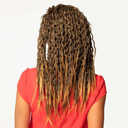 Feestbazaar Pruik dreadlock Emily met haarband