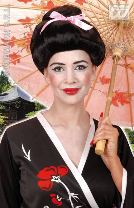 Feestbazaar Pruik Geisha