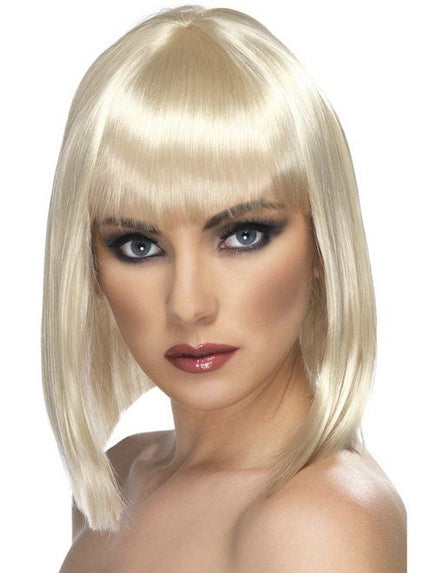 Feestbazaar Pruik Glam kort blond