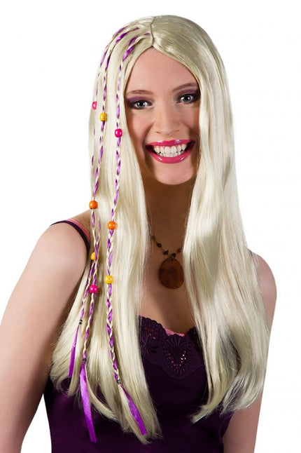 Feestbazaar Pruik happy girl blond
