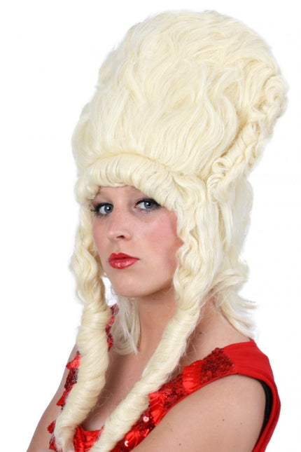 Feestbazaar Pruik Hofdame blond