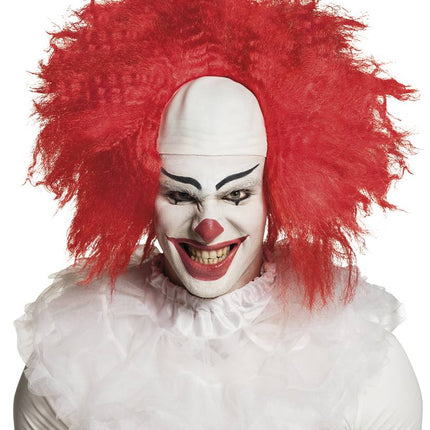 Feestbazaar Pruik Horror clown