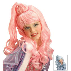 Feestbazaar Pruik kind Jazz girl roze