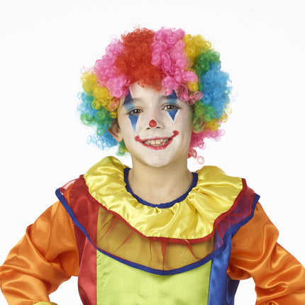 Feestbazaar Pruik kind krul multi