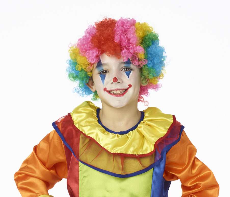 Feestbazaar Pruik kind krul multi