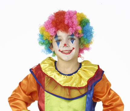 Feestbazaar Pruik kind krul multi