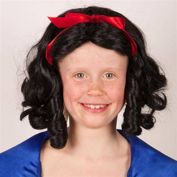 Feestbazaar Pruik kind Sneeuwwitje