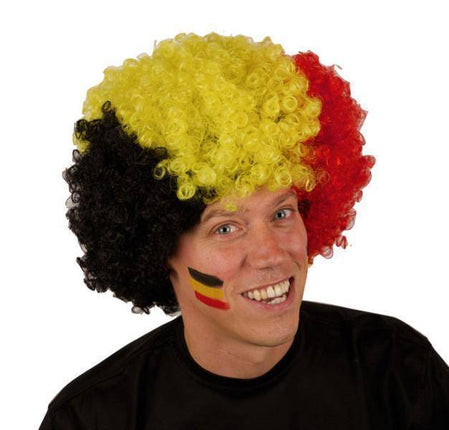 Feestbazaar Pruik krullenbol groot Belgie