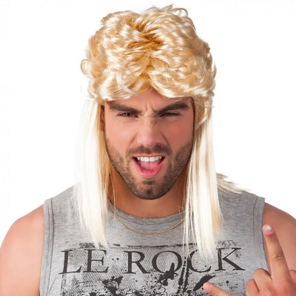 Feestbazaar Pruik Larry Blond