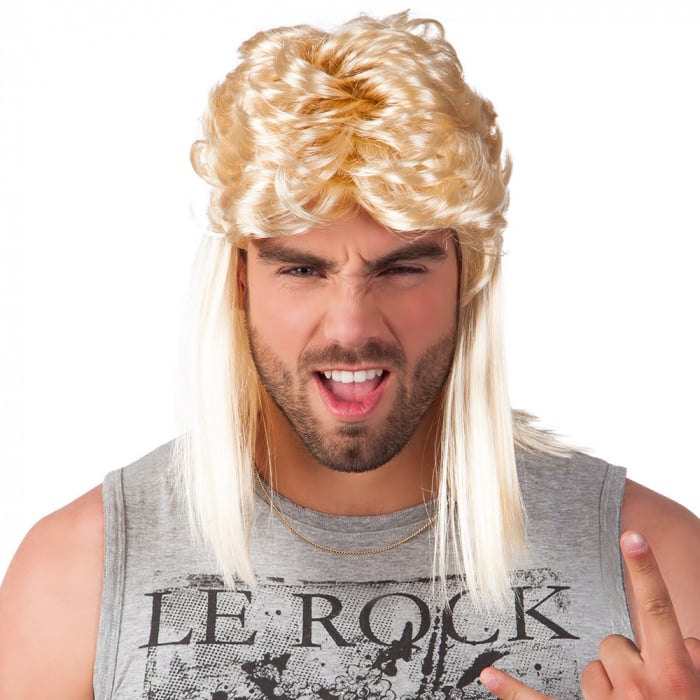 Feestbazaar Pruik Larry Blond