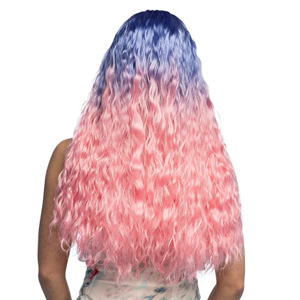 Feestbazaar Pruik Mirage Fantasy Wave