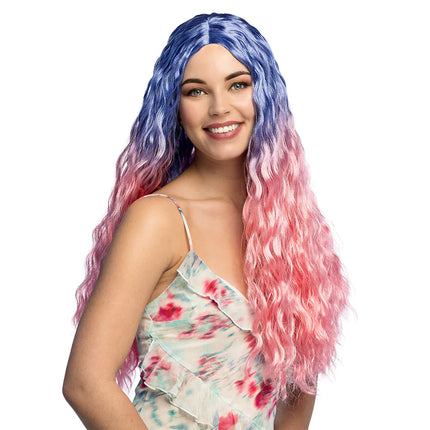 Feestbazaar Pruik Mirage Fantasy Wave