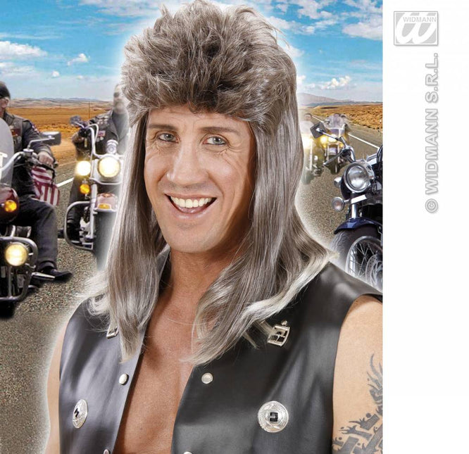 Feestbazaar Pruik Mullet