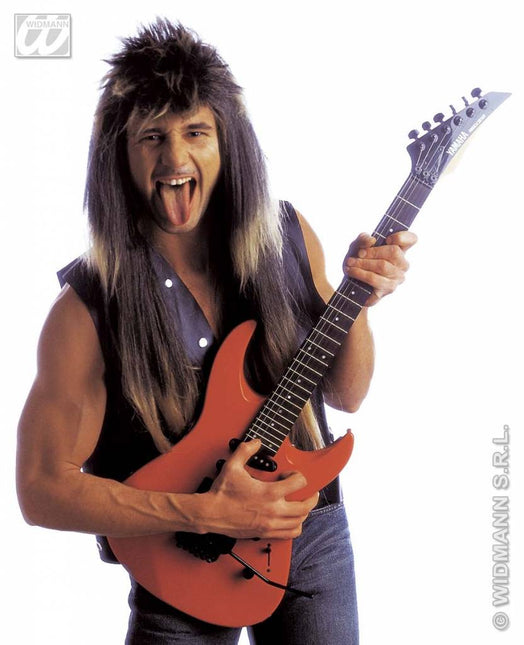 Feestbazaar Pruik Rocker