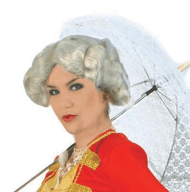 Feestbazaar Pruik rococo vrouw