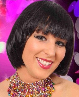 Feestbazaar Pruik sensation bobline zwart