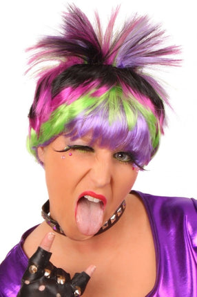Feestbazaar Pruik Sheryl Skunk