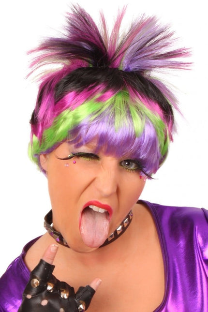 Feestbazaar Pruik Sheryl Skunk