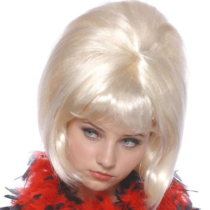 Feestbazaar Pruik sixties blond