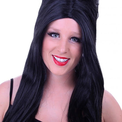 Feestbazaar Pruik Snooki zwart