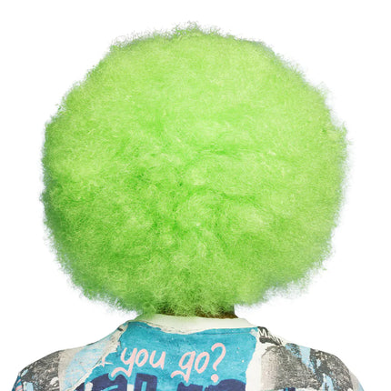 Feestbazaar Pruik Sugar Neongroen