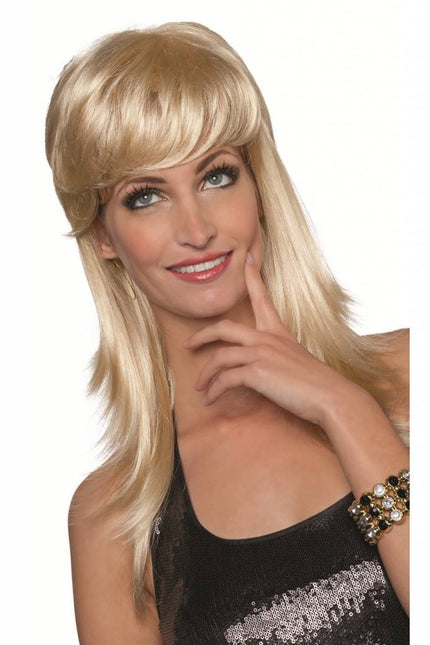 Feestbazaar Pruik Vanessa luxe blond