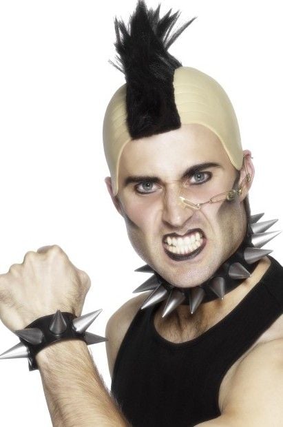 Feestbazaar Punk choker en polsband