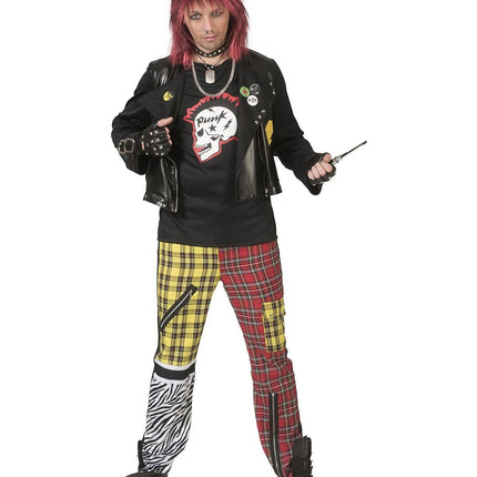 Feestbazaar Punk Kostuum Heren