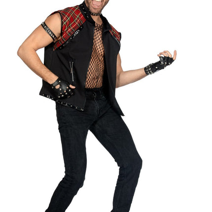 Feestbazaar Punk Vest Heren