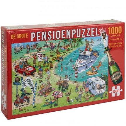 Feestbazaar Puzzel Pensioen (1000 stukjes)