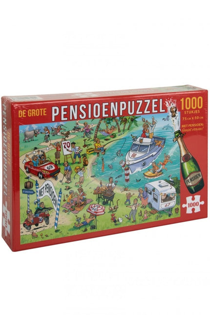 Feestbazaar Puzzel Pensioen (1000 stukjes)