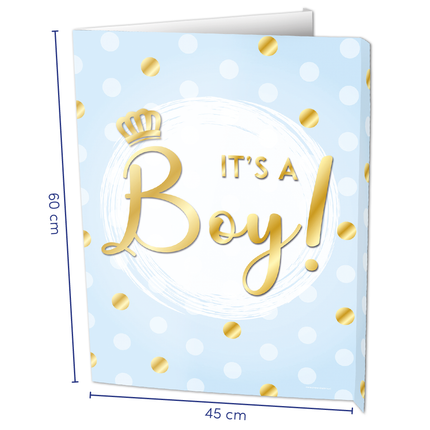 Feestbazaar Raambord It's A Boy! (60x45cm)